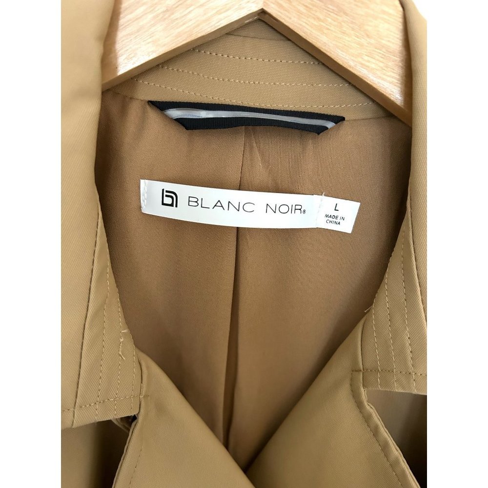 BLANC Noir Classic Trench Coat NWT Size S & XL - Picture 12 of 14